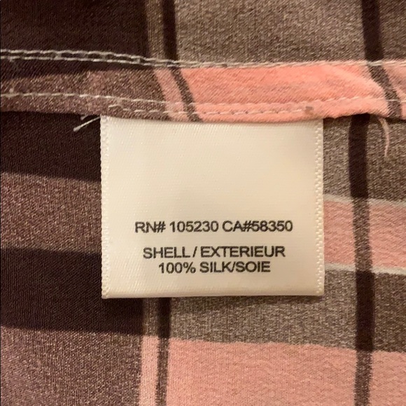 Equipment | Pink, Brown, & White Plaid Shirt Dress - Picture 6 of 6